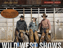 Tablet Screenshot of malibududeranch.com